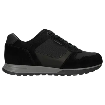Pánské polobotky Černé Pánské Tenisky Z Kombinovaných Materiálů Wojas 1024381 41