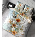 Francouzské ložní povlečení bavlněný satén Stanex Julia (LS405), 200 x 220 + 2ks 90 x 70, Zip