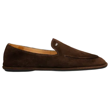 Dámské polobotky Hnědé Mokasíny Ze Semiškové Kůže Wojas 4637362 35