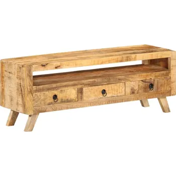 Televizní stolek vidaXL TV stolek 110 x 30 x 40 cm masivní mangovníkové dřevo [337064]