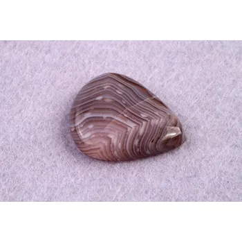 Přírodní kámen Kabošon Achát Botswana č.1528 (25x20x6mm)