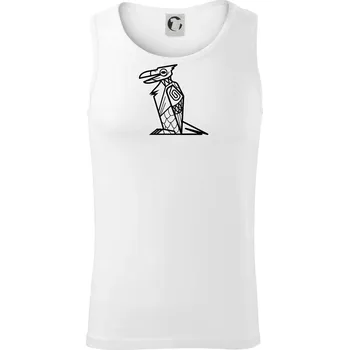 Pánské termoprádlo Mayové - zvířata papoušek - Tílko pánské Core - M ( Bílá )