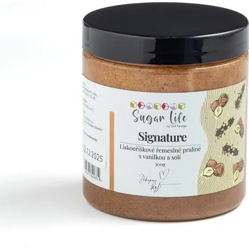 SUGAR LIFE PRALINÉ SIGNATURE- lískooříškové praliné s vanilkou a solí 300g