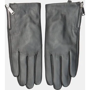 Rukavice Baťa dámské kožené zimní rukavice černé, vel. M