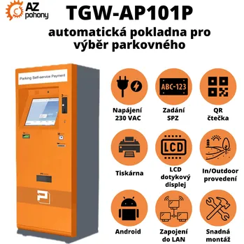 Registrační pokladna TGW-AP101P - automatická pokladna pro výběr parkovného