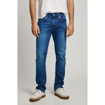 Pánské džíny Pepe Jeans Pánské džíny STRAIGHT JEANS CASH Barva: denim (odpovídá obrázku), Velikost: W38 L30