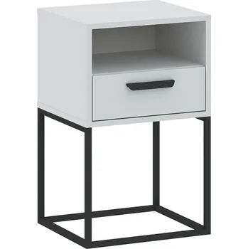 Noční stolek Noční stolek CADRO 1S 40 NR5 - bílý