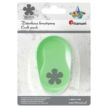 Dziurkacz z motywem kwiat 25mm