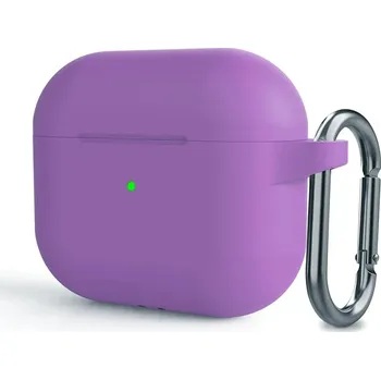 Příslušenství pro sluchátka Enem Jednobarevný obal na Airpods 3 - Purple IRAIR3-002