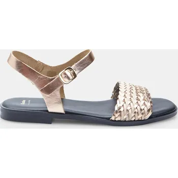 Dámské sandále Baťa dámské metalické kožené sandále růžové, vel. 37