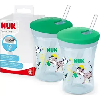 Kojenecká láhev NUK Hrníček s brčkem 230ml (10255029)