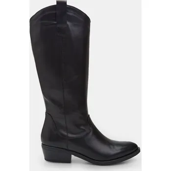 Dámská zimní obuv Baťa dámské kovbojské kozačky na podpatku od černé, vel. 39