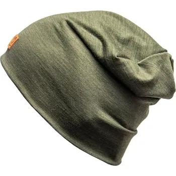 Pokrývka hlavy Progress MW FREEBEANIE merino čepice khaki melír Velikost: uni