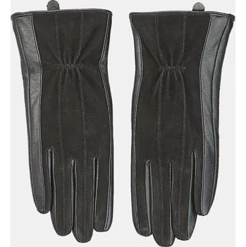 Rukavice Baťa dámské kožené zimní rukavice černé, vel. L