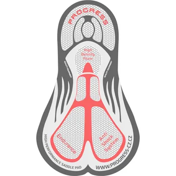 Dámské legíny Progress VUELTA 3Q dámské cyklistické 3/4 legíny černá Velikost: L