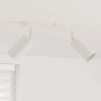 vidaXL Stropní bodové světlo s reflektory Bílá 26 x 5,5 x 16,5 cm kov