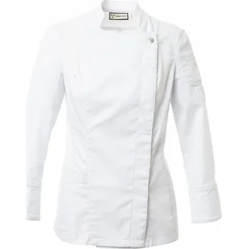 Gastro oděv Payperwear Rondon pro kuchaře se stojáčkem STARRED LADY TWILL, bílý Velikost: L