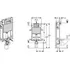 Podomítková nádrž a konstrukce Geberit Kombifix Basic 110.100.00.1