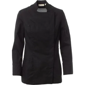 Gastro oděv Payperwear Rondon pro kuchaře se stojáčkem STARRED MESH LADY RIPSTOP, černý Velikost: XXL