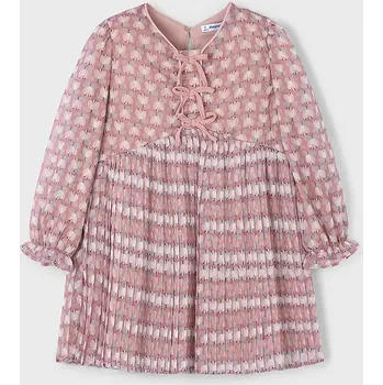 Dívčí oblečení Dívčí šaty Mayoral 4917.6K.Mini.9BYA růžová 38X, vel. 110