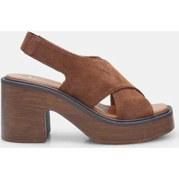 Dámské sandále Baťa dámské kožené letní boho sandály á la vintage hnědé, vel. 38