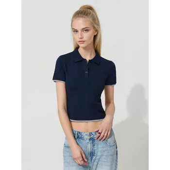 Dámská móda Polo - S - House - ocelově modrá - 732GP-95X
