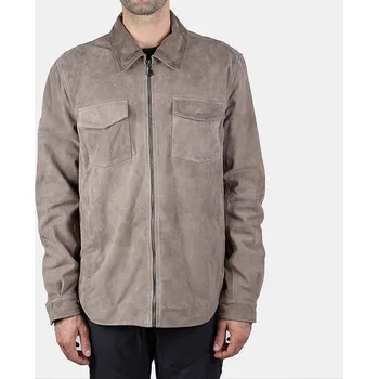 Pánský křivák Baťa kožený pánský trenčkot šedé, vel. Xl