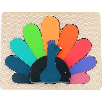 Vilac Vkládací puzzle Páv