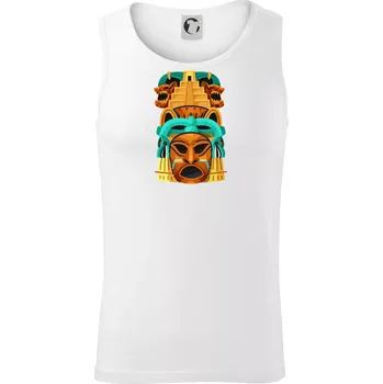 Mayové maska s pyramidou - Tílko pánské Core - M ( Bílá )