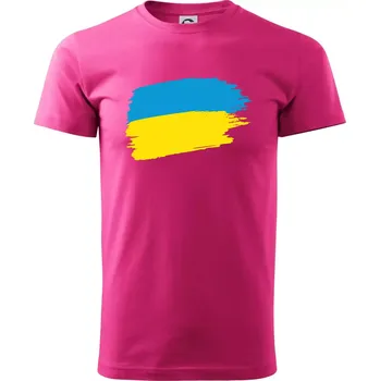 Pánská móda Ukrajinské tričko - Klasické pánské triko vyšší gramáže - 2XL ( Purpurová )