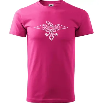 Pánské tričko Mayové - zvířata orel - Klasické pánské triko vyšší gramáže - XS ( Purpurová )