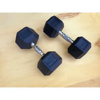 jednoruční činky 2x16kg HEXA