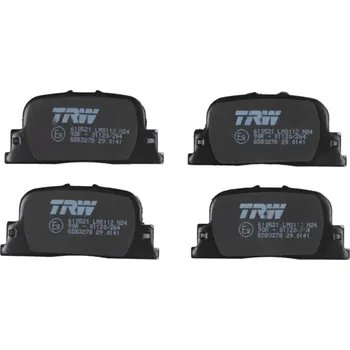 Brzdová destička Sada brzdových destiček, kotoučová brzda TRW GDB3278