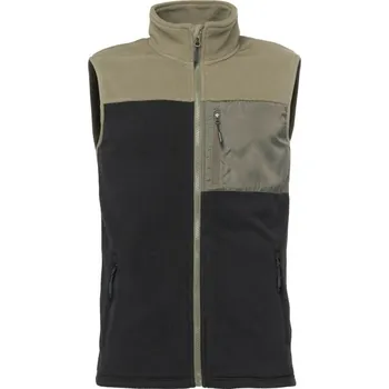 Pánská móda Pánská fleecová vesta Willard TIBIAN 3XL Khaki, Tmavě šedá
