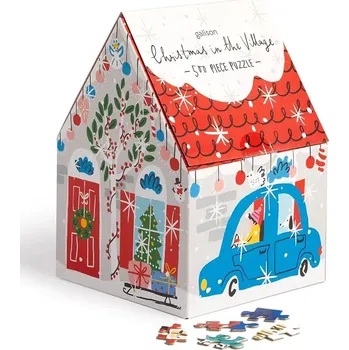 Puzzle Galison Vánoce ve vsi 500 dílků