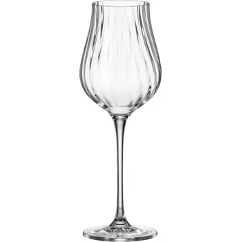 Sklenice BOHEMIA LIMOSA OPTIC SKLENICE NA VÍNO 250ML SADA 6KS