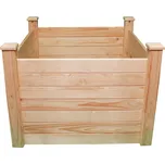 Vyvýšený záhon LANITPLAST HOLZKISTE4 natur