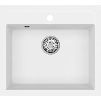 Granitový dřez Granitový dřez Helika QUADRO SQQ100 alba