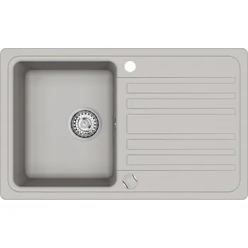 Granitový dřez Granitový dřez Helika NOTUS SQ101 argent