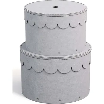 Úložný box Sada úložných boxů Bigso Box of Sweden 9882C6206 šedá 09X