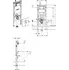 Podomítková nádrž a konstrukce Geberit Duofix 111.794.00.1