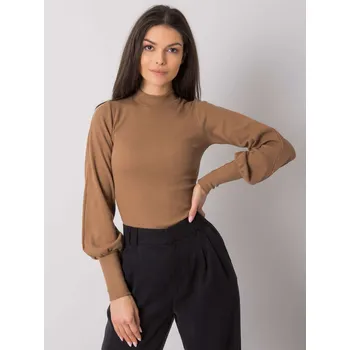 Dámská halenka Rue Paris Dámská halenka Daniel světle hnědá S