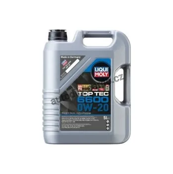Motorový olej Liqui Moly TOP TEC 6600 0W-20 5L (21411) + štítek