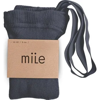 MILE Punčochy s kšandami ocelově modré Velikost (od výrobce): 74/80