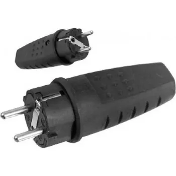 Elektrická zásuvka SEZ DK Vidlice gumová 250 V, 16 A, IP 44, 3-pól