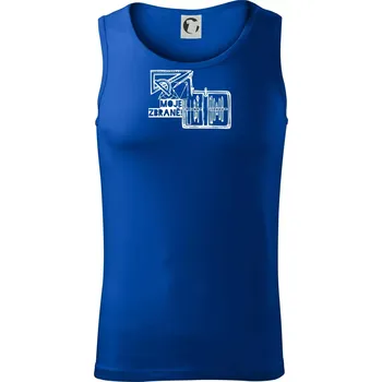 Moje zbraně - Geometrie - matematika - Tílko pánské Core - S ( Královská modrá )