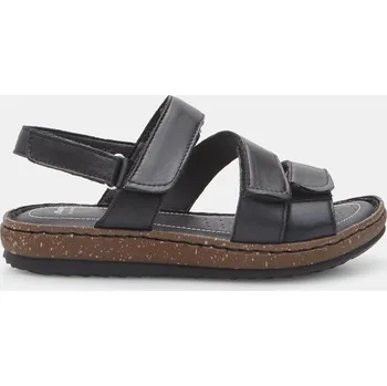 Dámské sandále Baťa kožené dámské páskové sandále černé, vel. 37