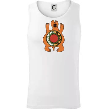 Mayové - zvířata želva - Tílko pánské Core - XL ( Bílá )