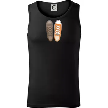 Párové boty - oranžové - Tílko pánské Core - 2XL ( Černá )