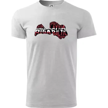 Pánské tričko Mapy - názvy měst - Moldávie - Triko extra velké (5-8XL) - 6XL ( Světlešedý Melír )